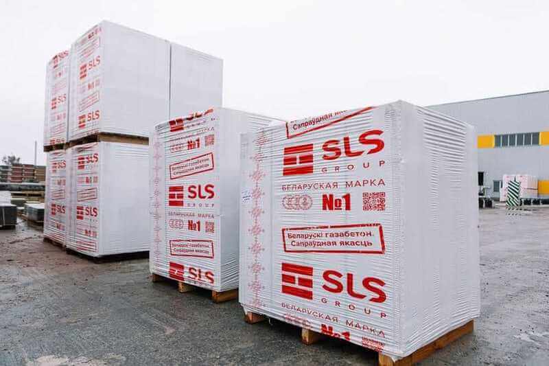 Газобетон Белорусский SLS D500 ровные грани 625х200х250 мм фото 1