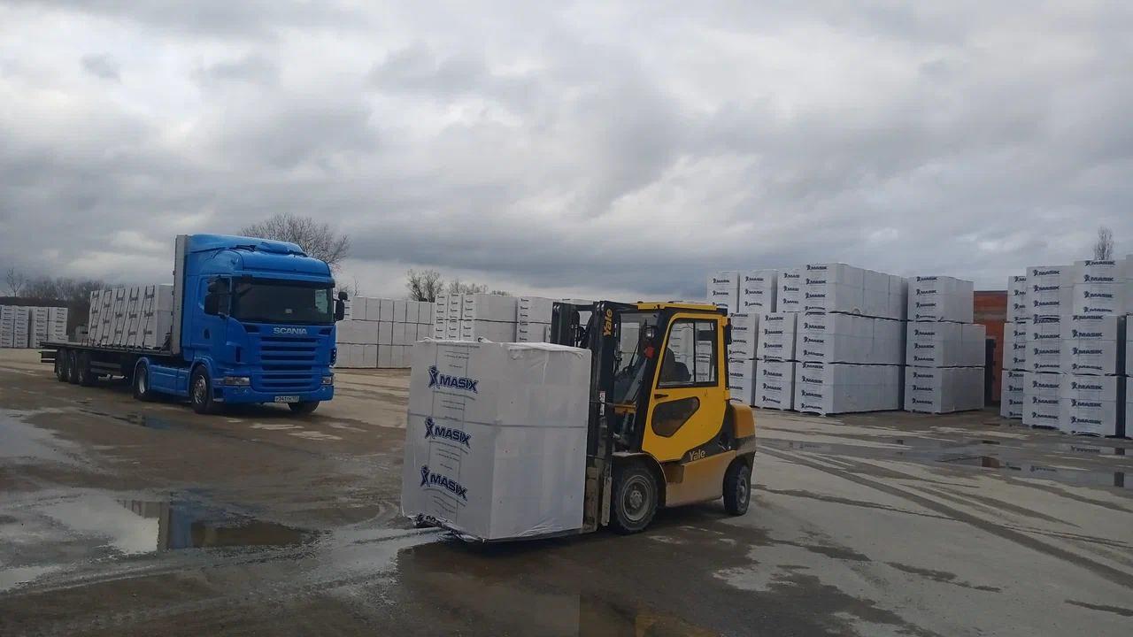 Газобетон Masix D500 625х75х250 мм фото 2