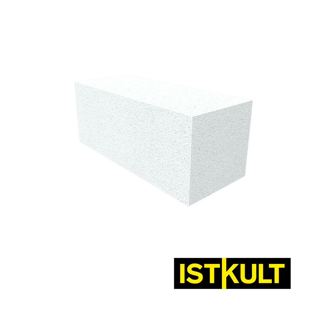 Газобетонный блок ISTKULT D500 B3,5 625х50х250 мм